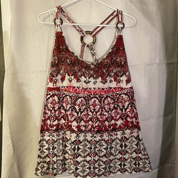 Summer Tank top with wood accents - Picture 2 of 6